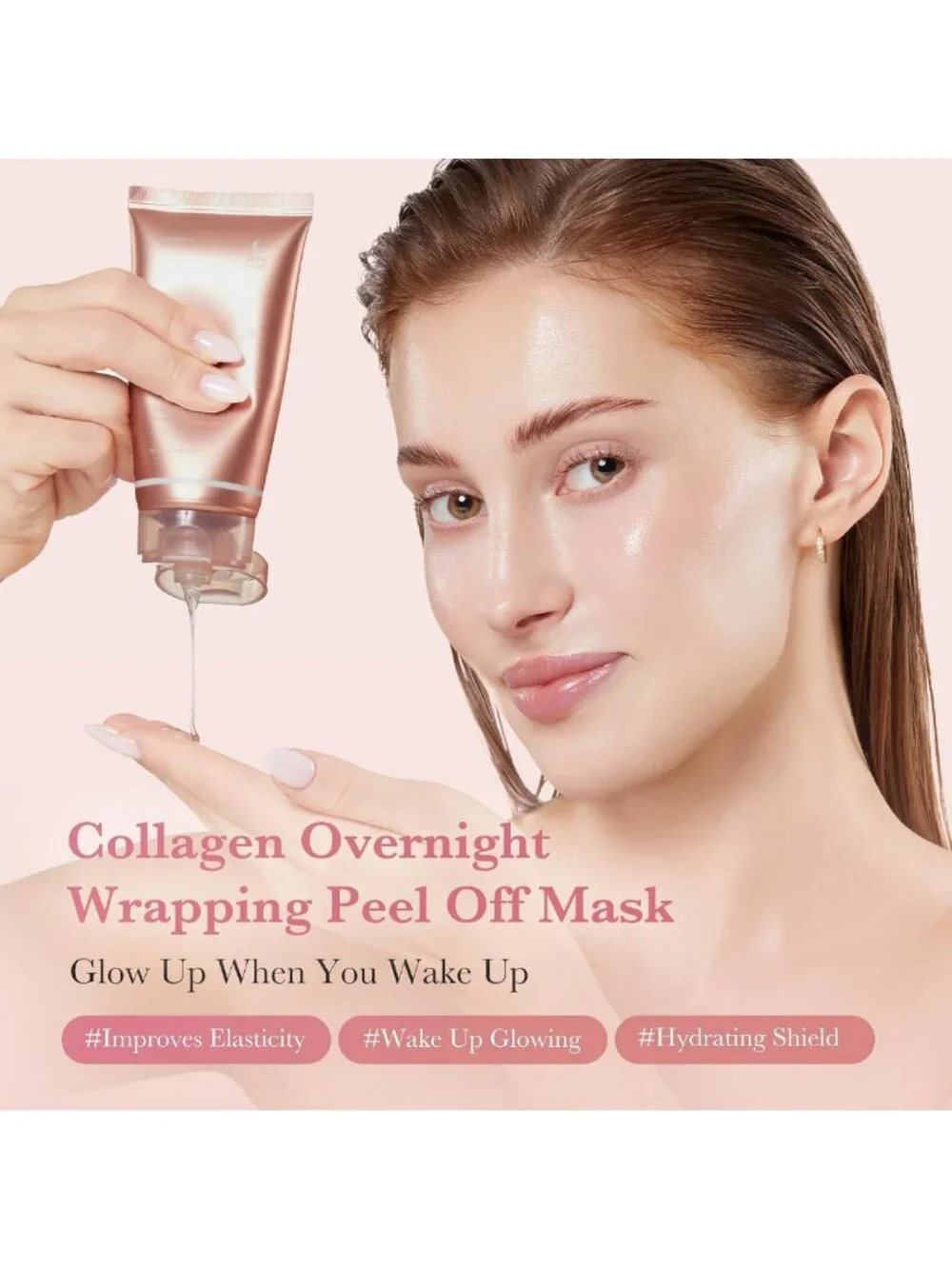 Hydrating Collagen Peel-Off Mask for Elasticity & Glow - Korean Skincare, 2.53